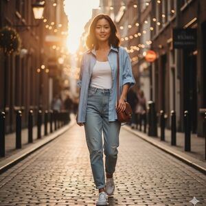 Edwards Collared Blue Button Down